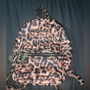 Steve Madden Leopard Print Backpack